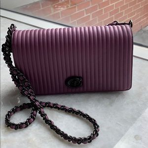 Coach 1941 Quilted Gunmetal Primrose Pink